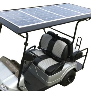 Tektrum Universal 200 watt 200w 48v Solar Panel Battery Charger Kit for Golf Cart - Charge While Driving, Save Electricity Bill, Extend Battery Life, Emergency