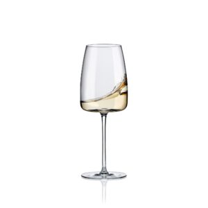 RONA Lord 42 Wine Glass | 14 oz. | Set of 6 | Lord Collection | Party Set & White Wine Glasses | Crystalline Glass | Ideal for Home, Restaurant, Party, Wedding, Wine | Made in Europe |