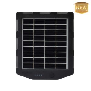 Trail Camera Solar Panel, WingHome Solar Battery Charger Kit 12V/1A 6V/1.5A with Build-in 2000mAH Rechargeable Lithium Battery IP66 Waterproof Hunting Accessory