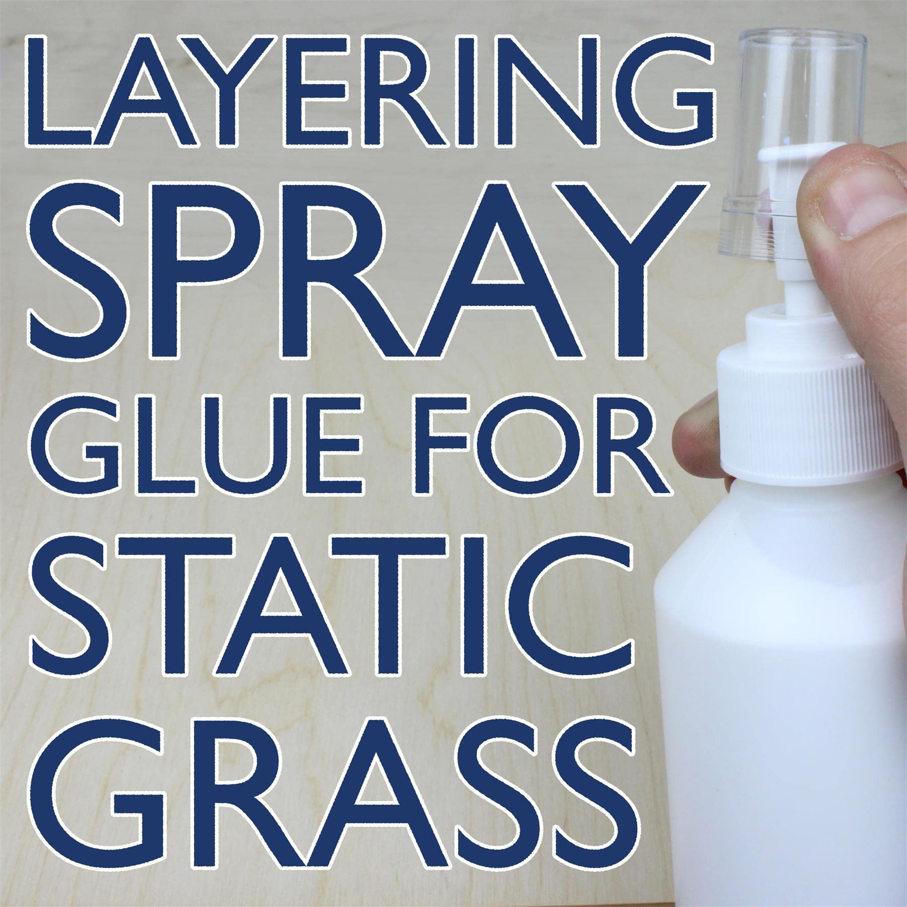 WWS War World Scenics Static Grass Layering Spray, 1000ml