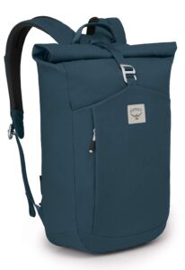 osprey arcane roll top commuter backpack, stargazer blue
