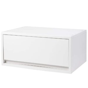 MUJI B7S7032 Storage Case, 1 Drawer, White/Grey