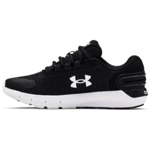 under armour women's charged rogue 2.5, black (001)/white, 6 m us