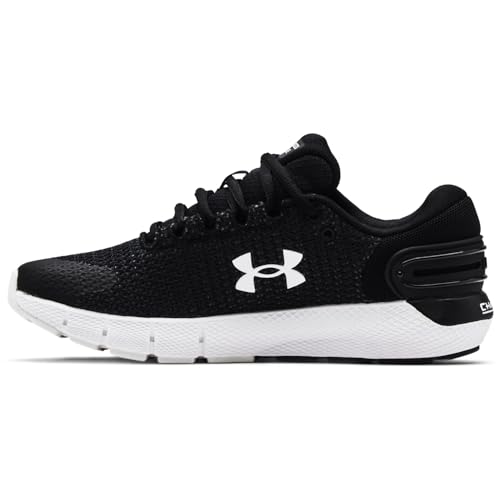 Under Armour Women's Charged Rogue 2.5, Black (001)/White, 6 M US