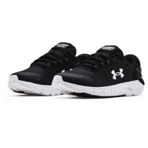 Under Armour Women's Charged Rogue 2.5, Black (001)/White, 6 M US