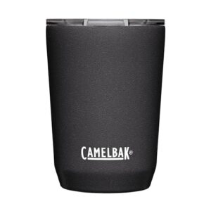 camelbak horizon 12oz tumbler - insulated stainless steel - tri-mode lid - black