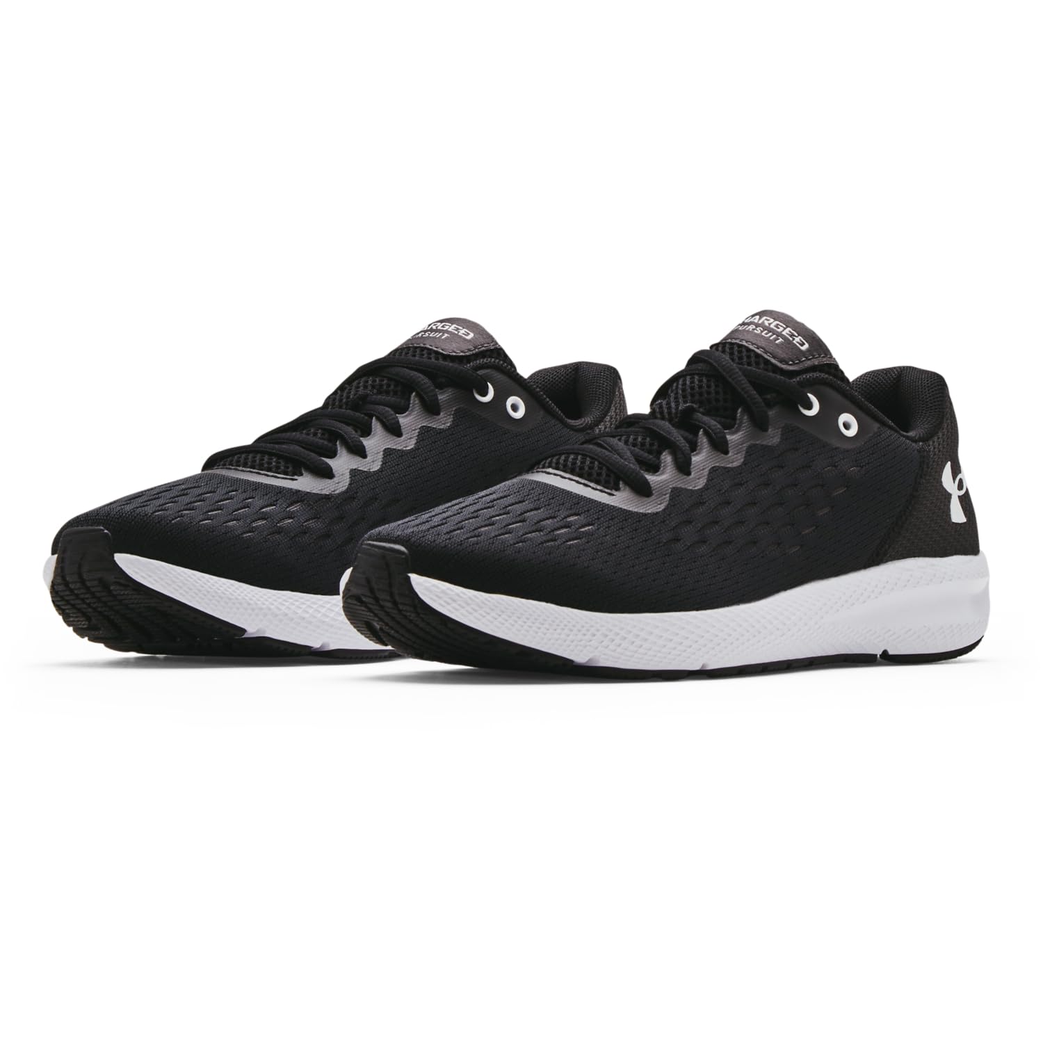 Under Armour Women's Charged Pursuit 2 Special Edition, Black (002)/White, 7.5 M US