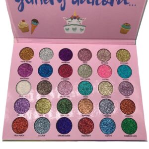 ABELYN Long Lasting Glitter Eyeshadow Palette Makeup 30 Colors High Pigment Shining Shimmer Eye Pressed Powder Cosmetics Beauty Party