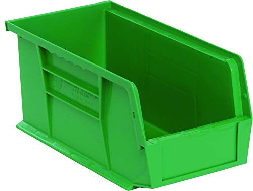 QUANTUM STORAGE SYSTEMS K-QUS230GN-8 8-Pack Ultra-Stack and Hang Bins, 10-7/8 inch x 5-1/2 inch x 5 inch, Green