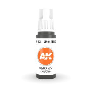 ak interactive 3rd gen acrylic smoke black 17ml