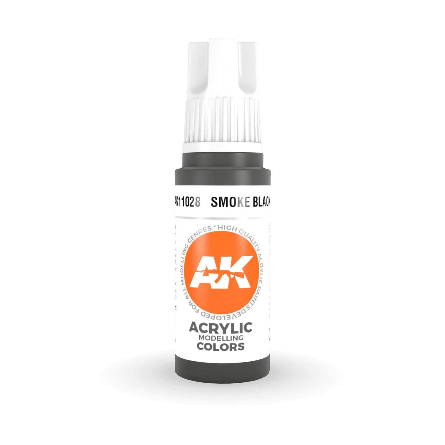 AK Interactive 3rd Gen Acrylic Smoke Black 17ml