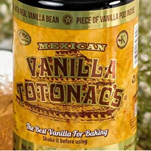 Mexican Vanilla Totonac's Pure Extract - 33.2 Oz Bottle - Premium Vanilla Liquid for Baking & Cooking, Packaging May Vary