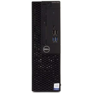 Dell Optiplex 3050 Desktop Computer PC, Intel Quad-Core i5, 500GB HDD Storage, 8GB DDR4 RAM, Windows 10 Pro, DVD, WiFi, New 24in Monitor, Wireless Keyboard and Mouse (Renewed)