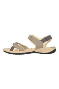 mountain warehouse athens printed womens sandals beige womens shoe size 8 us