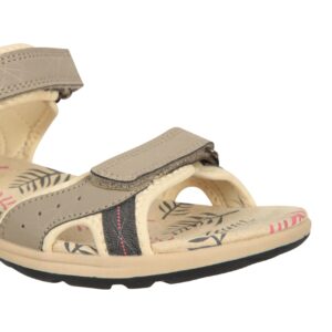 Mountain Warehouse Athens Printed Womens Sandals Beige Womens Shoe Size 8 US