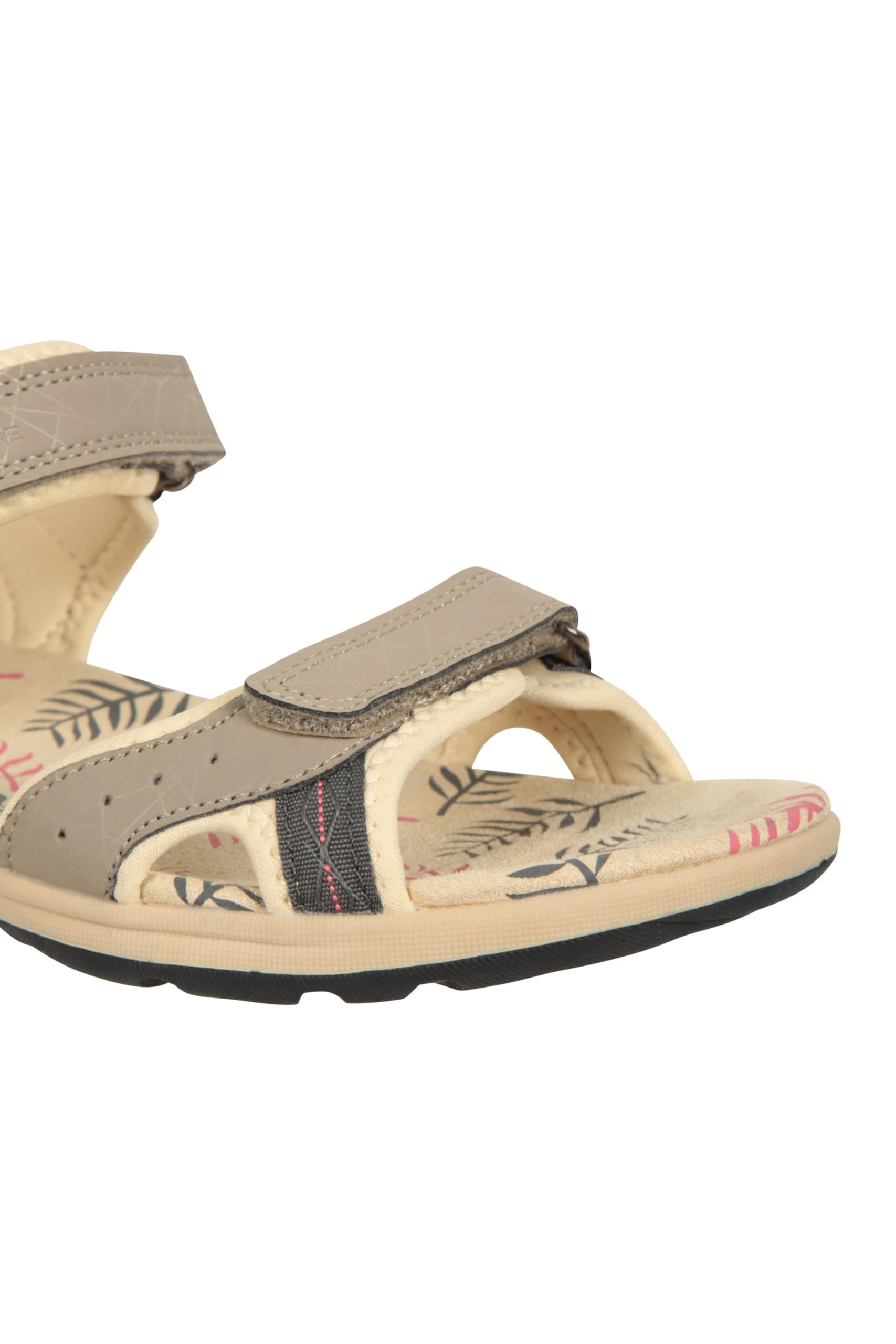 Mountain Warehouse Athens Printed Womens Sandals Beige Womens Shoe Size 8 US