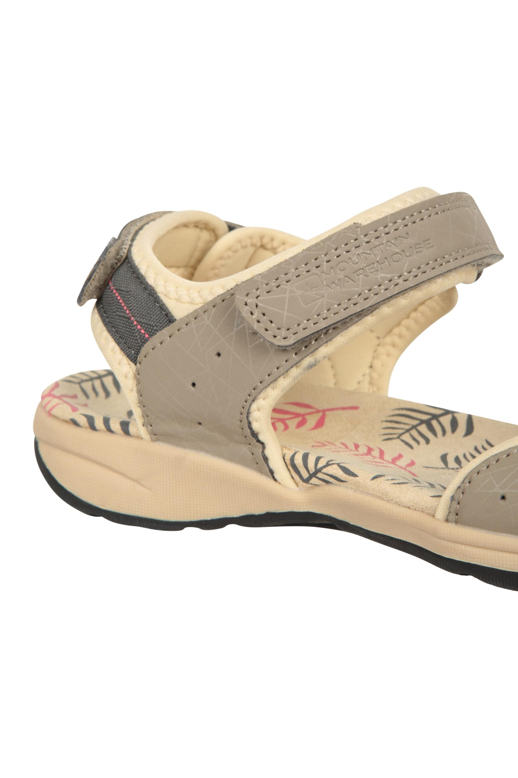 Mountain Warehouse Athens Printed Womens Sandals Beige Womens Shoe Size 8 US