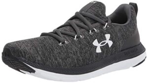 under armour women's charged impulse sport, black (002)/white, 12 m us