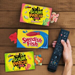 SOUR PATCH KIDS and SWEDISH FISH Soft & Chewy Candy Variety Pack, 15 Boxes