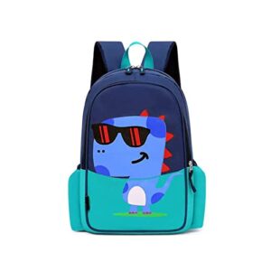cherubic kids toddler little backpack cute cool dinosaur waterpoof scool bookbag backpack for boys girls(green)
