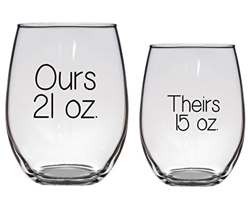 Gift For Single Mom - Mother of the Goddamn Year - Premium 21oz Stemless Wine Glass