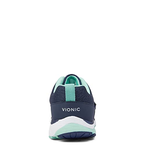 Vionic Women's Drift Milan Slip-On Adjustable Strap Leisure Sneakers- Supportive Walking Shoes That Include Three-Zone Comfort with Orthotic Insole Arch Support, Sneakers for Women Navy 6 Medium US