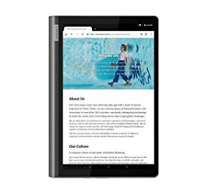 Lenovo Yoga Smart Tab, 10.1" FHD Android Tablet, Octa-Core Processor, 64GB Storage, 4GB RAM, Iron Grey, ZA3V0005US