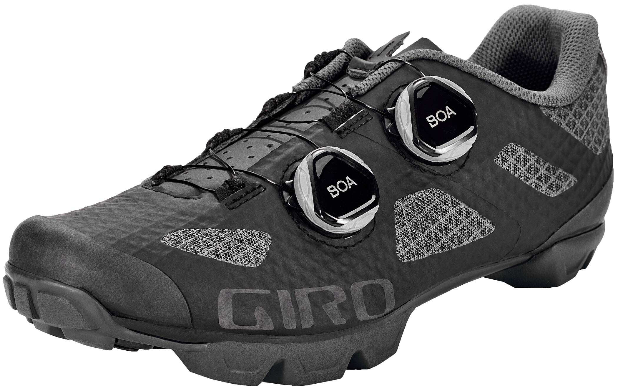 Giro Sector W Women Mountain Cycling Shoes - Black/Dark Shadow (2024), 42