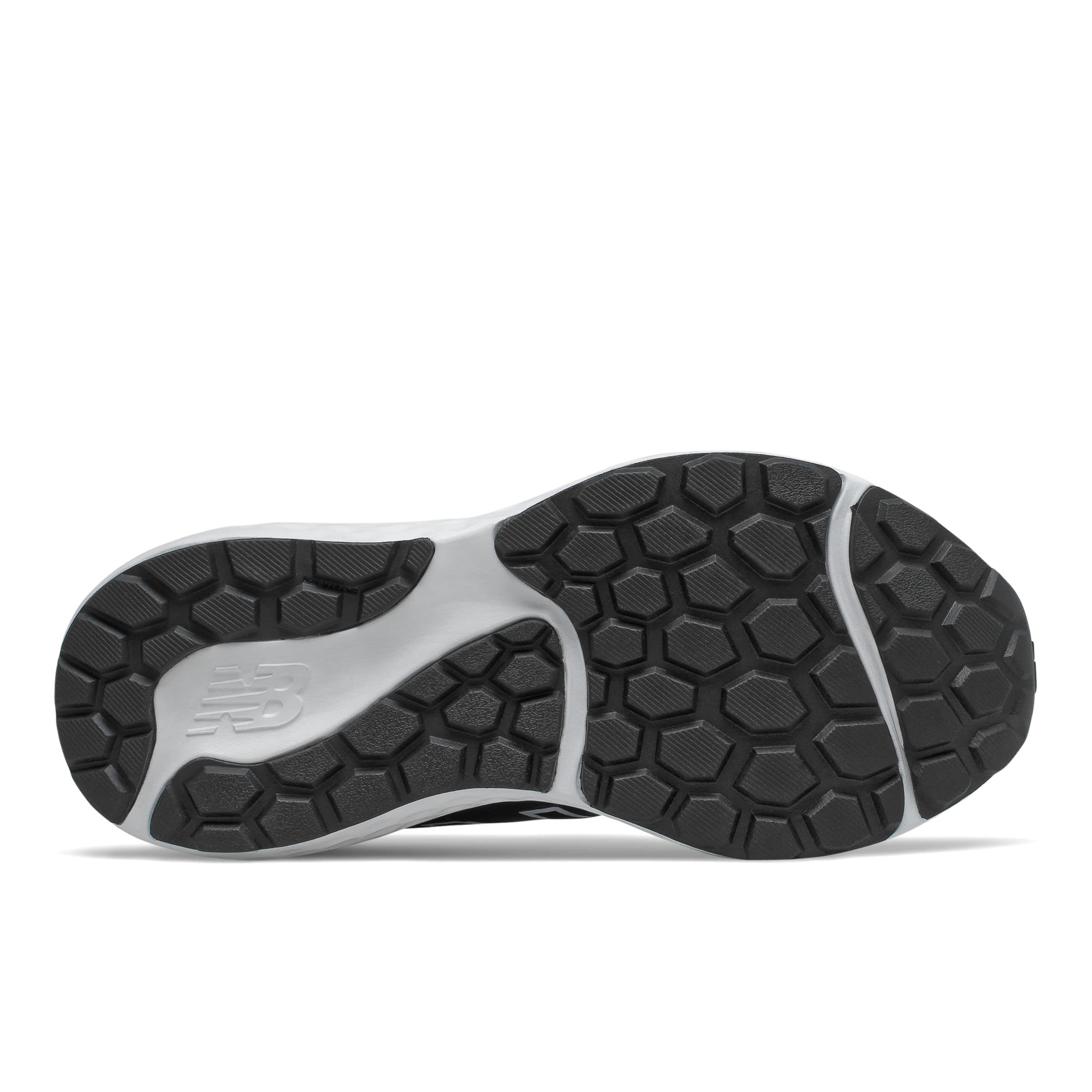 New Balance Women's 520 V7 Running Shoe, Black/White, 8.5 Wide