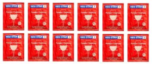 north mountain supply - rs-pc-12 red star premier classique wine yeast - pack of 12 - fresh yeast