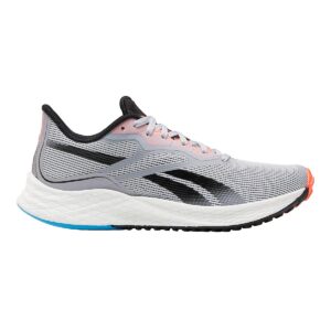 reebok women's floatride energy 3.0 running shoe, cold grey/core black/orange flare, 10.5