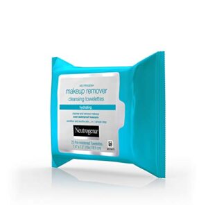 Neutrogena Makeup Remover Cleansing Towelettes, Daily Face Wipes to Remove Dirt, Oil, Makeup & Waterproof Mascara, 25 ct. (Pack of 3)