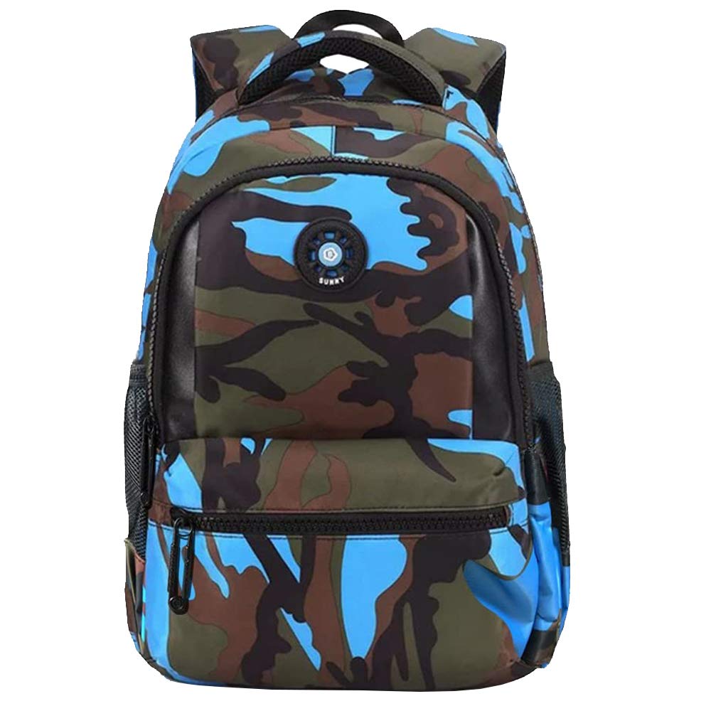 MATMO Cool Camo Backpack for Boys, Kids Waterproof Casual Backpack for School Book Bag