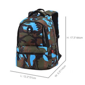 MATMO Cool Camo Backpack for Boys, Kids Waterproof Casual Backpack for School Book Bag