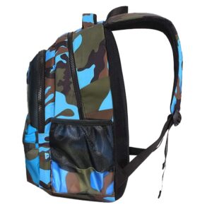 MATMO Cool Camo Backpack for Boys, Kids Waterproof Casual Backpack for School Book Bag