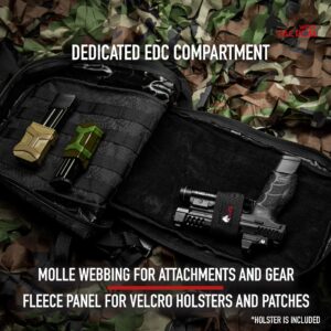 WOLF TACTICAL Molle Backpack Small Tactical Backpack Small Concealed Carry Backpack CCW Backpack Bug Out Bag 24L EDC Daypack