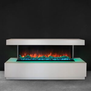 Modern Flames Landscape Series Pro MultiView 3-Sided Wall Mount/Built-In Electric Fireplace (LPM-5616-TH-WTC/LP), 56-Inch, Wireless Thermostat & Full Wall Control