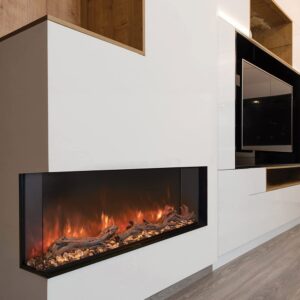 Modern Flames Landscape Series Pro MultiView 3-Sided Wall Mount/Built-In Electric Fireplace (LPM-5616-TH-WTC/LP), 56-Inch, Wireless Thermostat & Full Wall Control