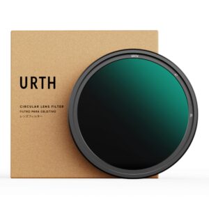 urth 67mm nd2-400 variable nd lens filter - 1-8.6 stop range, ultra-slim 20-layer nano-coated neutral density filter for cameras
