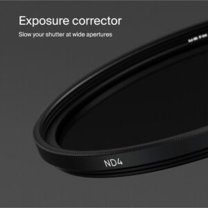 Urth 49mm ND4 (2 Stop) Lens Filter (Plus+) — 20-Layer Nano-Coated, Ultra-Slim Neutral Density Camera Lens Exposure Filter