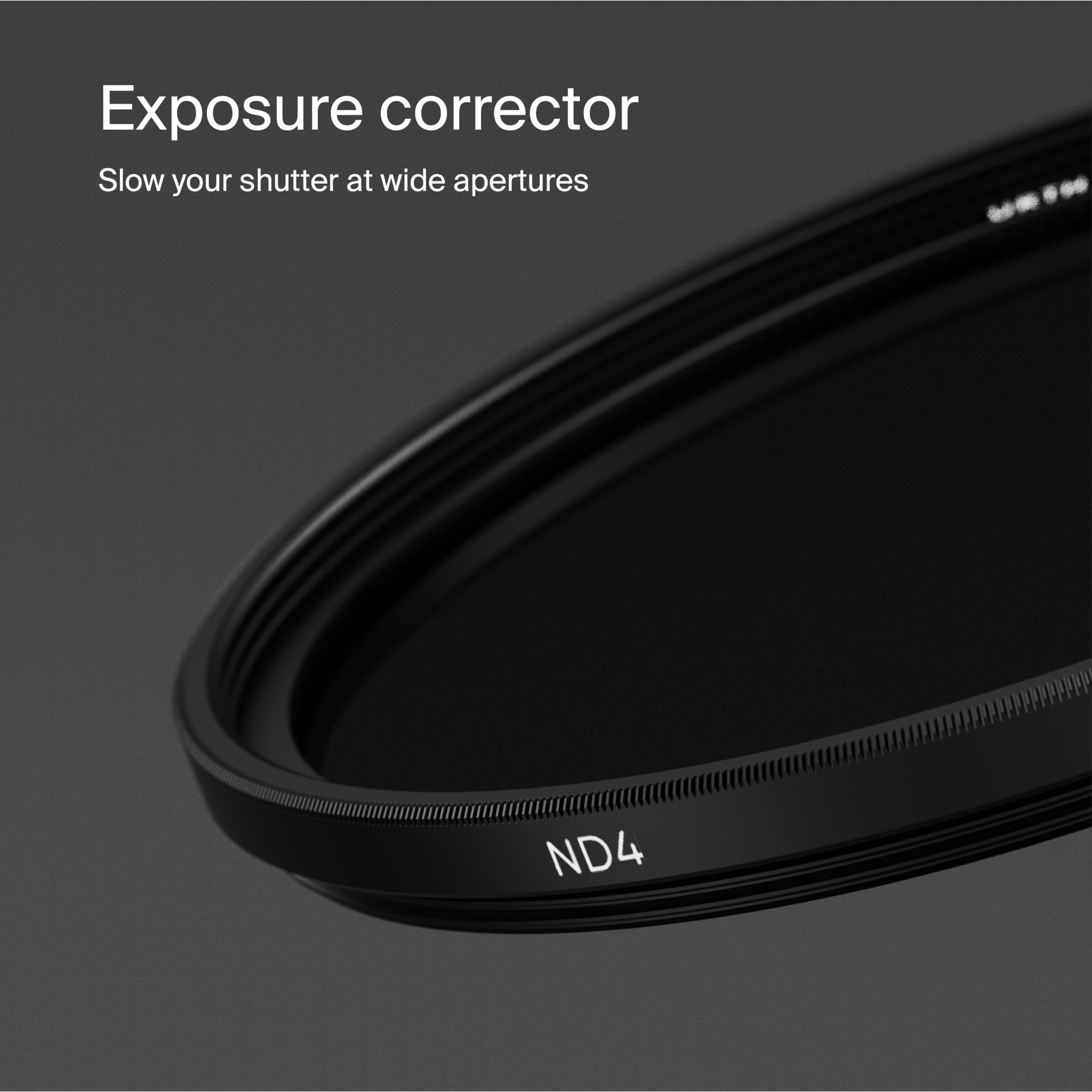 Urth 49mm ND4 (2 Stop) Lens Filter (Plus+) — 20-Layer Nano-Coated, Ultra-Slim Neutral Density Camera Lens Exposure Filter