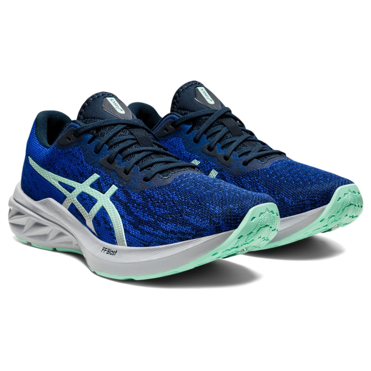 ASICS Women's DYNABLAST 2 Running Shoes, 9, French Blue/Fresh ICE