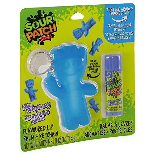 Taste Beauty Sour Patch Kids Blue Raspberry Lip Gloss Keychain