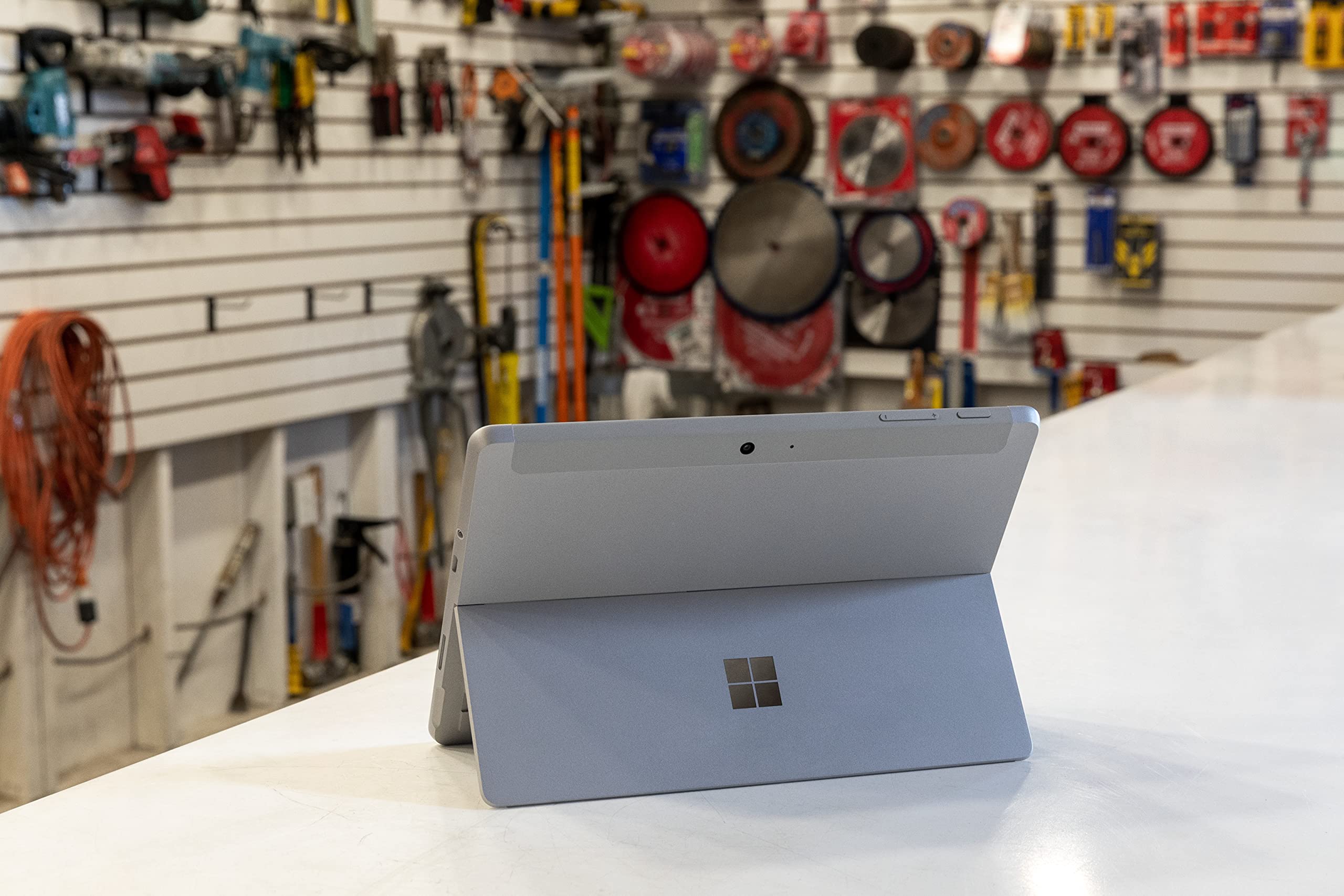 Microsoft Surface Go 2 10.5-Inch Tablet, WiFi, 4Gb Ram, 64Gb Emmc, Windows 10 Pro, Silver Bundled: GIZPRO 3 in 1 USB C to VGA HDMI DVI Adapter