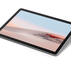 Microsoft Surface Go 2 10.5-Inch Tablet, WiFi, 4Gb Ram, 64Gb Emmc, Windows 10 Pro, Silver Bundled: GIZPRO 3 in 1 USB C to VGA HDMI DVI Adapter