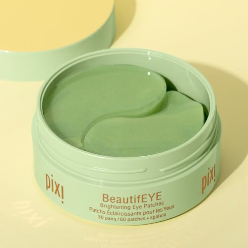 Pixi BeautifEYE Hydrogel Under-Eye Patches | Refreshing Eye Patches For Dark Circles | Brighten & Hydrate Under Eyes | 30 Pairs / 60 Patches