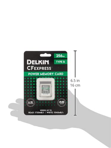 Delkin Devices 256GB POWER CFexpress Type B Memory Card (DCFX1-256)