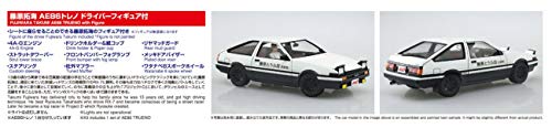 Aoshima Initial D: Fujiwara Takumi AE86 Trueno with Figure 1:24 Scale Model Kit