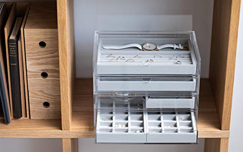 MUJI 7A57024 Drawer with Lid, Small, Clear