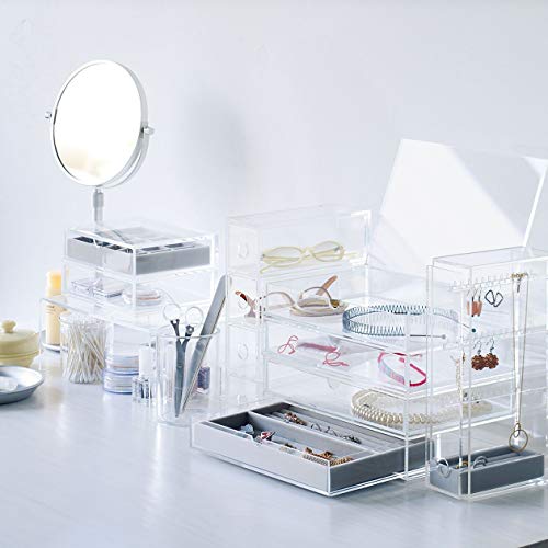 MUJI 7A57024 Drawer with Lid, Small, Clear